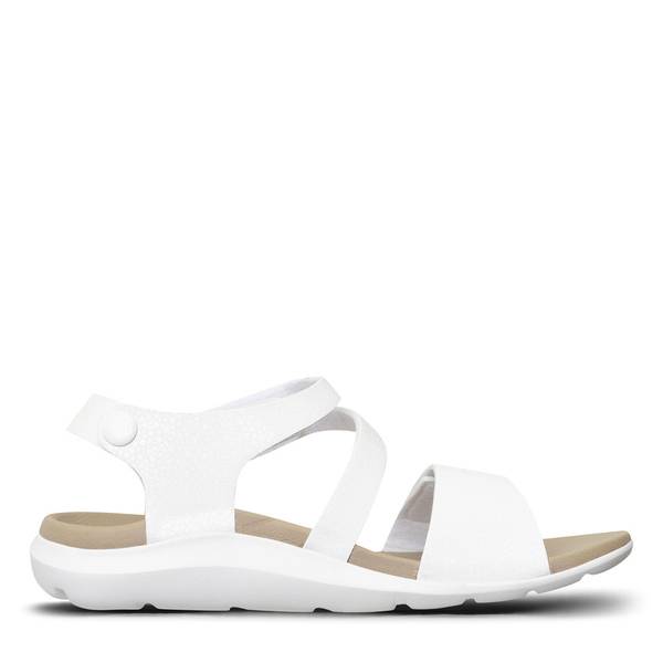 GROOVE SANDAL WHITE The Shoe Merchant