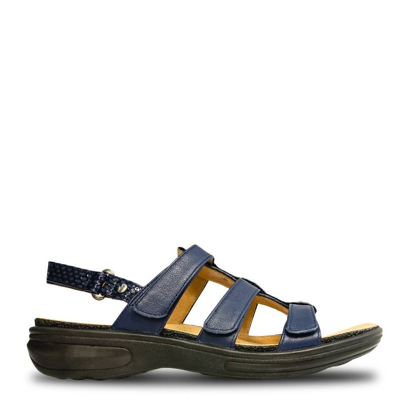 LADIES-SANDALS - TOLEDO NAVY SNAKE