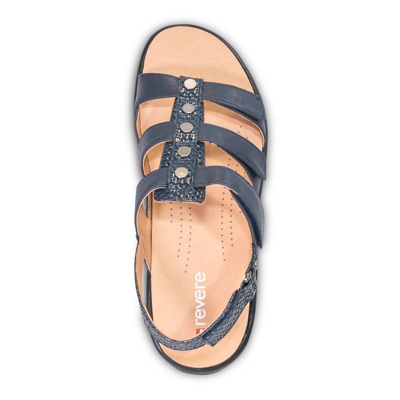 LADIES-SANDALS - TOLEDO NAVY SNAKE