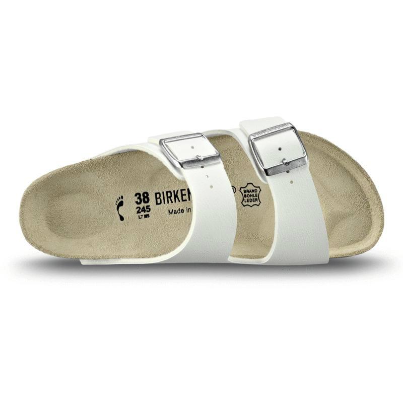 BIRKENSTOCK -SANDALS - ARIZONA WHITE BF NARROW FIT